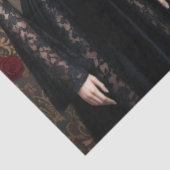 Decoupage Gothic Rose Queen – Dark Romantic Art  Seidenpapier (Ausschnitt)