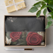 Decoupage Gothic Rose Queen – Dark Romantic Art Seidenpapier (Geschenk)