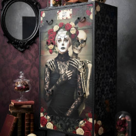 Decoupage Gothic Rose Queen – Dark Romantic Art  Seidenpapier