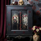 Decoupage Gothic Rose Queen – Dark Romantic Art  Seidenpapier