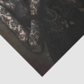 Decoupage Gothic Rose Queen – Dark Romantic Art  Seidenpapier (Ausschnitt)