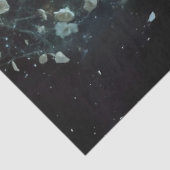 Decoupage Gothic Skeleton Bride Bicycle White Schl Seidenpapier (Ausschnitt)