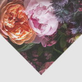 Decoupage Gothic Skeleton Couple Peach Blume Seidenpapier (Ausschnitt)