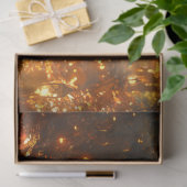 Decoupage Gothic Skeleton Elaborate Black Dress Seidenpapier (Geschenk)