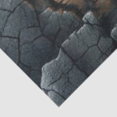 Decoupage Gothic Witch Moonlight Forest Scene Seidenpapier (Ausschnitt)