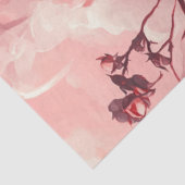 Decoupage Gothull Umgeben & Peach Blume Seidenpapier (Ausschnitt)