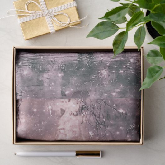 Decoupage Graceful Ballerina & Swans Lila Hue Seidenpapier (Geschenk)