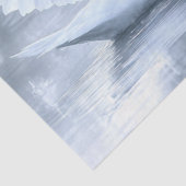 Decoupage Graceful Swan Pond Reflection Seidenpapier (Ausschnitt)