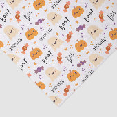 Decoupage Halloween Ghost Pumpkin Seidenpapier (Ausschnitt)