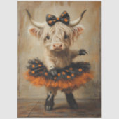Decoupage Halloween Highland Ballerina Whimsy  Seidenpapier (Vorderseite)