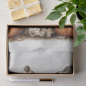 Decoupage Halloween Highland Cow Boo-Zeichen Seidenpapier (Geschenk)