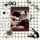 Decoupage Halloween Mr. & Mrs. Bolt Horror Duo Seidenpapier