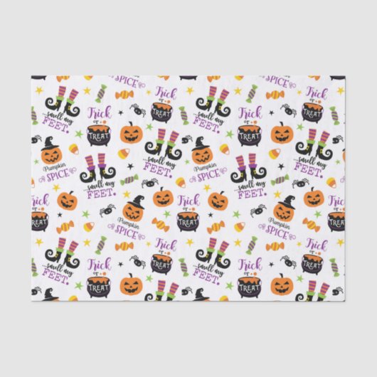 Decoupage Halloween Pumpkin Hexe Seidenpapier (Vorderseite)