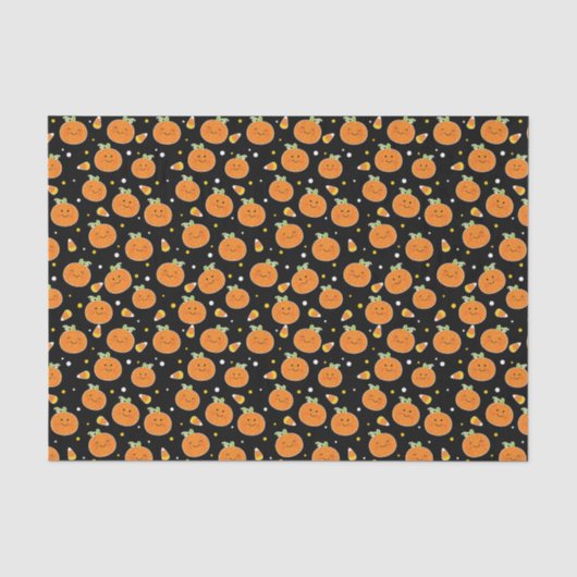Decoupage Halloween Pumpkin Seidenpapier (Vorderseite)