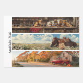Decoupage Hand Saw Art Western 26x6" Designs  Geschenkpapier Set (Vorderseite 3)