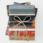 Decoupage Hand Saw Art Western 26x6" Designs  Geschenkpapier Set (Beispiel)