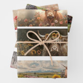 Decoupage Handsaw Design, Cow, Truck, Sunflower Geschenkpapier Set (Beispiel)