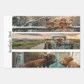 Decoupage Handsaw Designs Rooster Donkey Truck Geschenkpapier Set (Vorderseite 2)