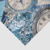 Decoupage Harlequin Tea Time Clocks Teacups  Seidenpapier (Ausschnitt)