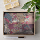 Decoupage Hawaiian Monkey Fur Feather Funk Band Seidenpapier (Geschenk)