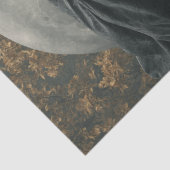 Decoupage Headless Horseman in Moonlit Sky Seidenpapier (Detail)