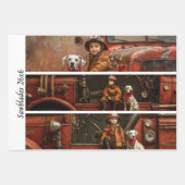 Decoupage Highland Calf Florals Handsaw Designs  Geschenkpapier Set (Vorderseite 3)