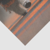 Decoupage Highland Calves Halloween Moo März Seidenpapier (Ausschnitt)