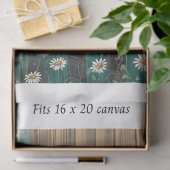 Decoupage Highland Calves Rustic Barn 16x20 Canvas Seidenpapier (Geschenk)