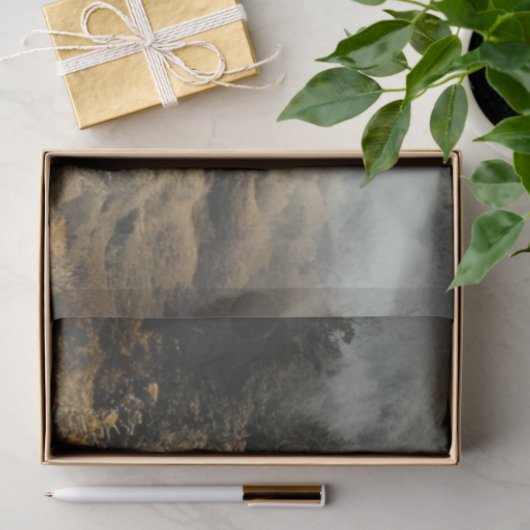 Decoupage Highland Castle Irland Misty Landschaft Seidenpapier (Geschenk)