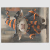 Decoupage Highland Cow Hexenhy Halloween Dekoratio Seidenpapier (Vorderseite)