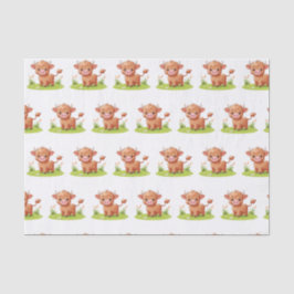 Decoupage Highland Cow Seidenpapier