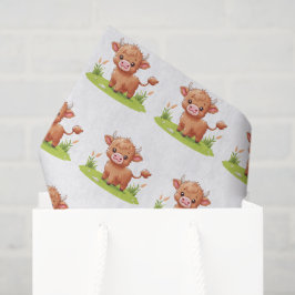 Decoupage Highland Cow Seidenpapier