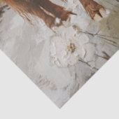 Decoupage Highland Cows Walking Down Country Road Seidenpapier (Ausschnitt)