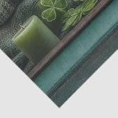 Decoupage Highland Vintage Truck St. Patrick Irish Seidenpapier (Ausschnitt)