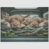 Decoupage Highland Vintage Truck St. Patrick Irish Seidenpapier (Vorderseite)