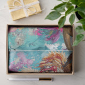 Decoupage Highland Western Bubble Gum 11x14 Canvas Seidenpapier (Geschenk)