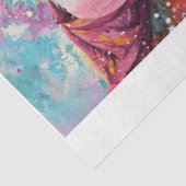 Decoupage Highland Western Bubble Gum 11x14 Canvas Seidenpapier (Ausschnitt)