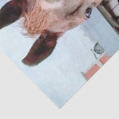 Decoupage Horse in Field Rainbow  Seidenpapier (Ausschnitt)