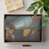 Decoupage Humanoid Robotic Steampunk Seidenpapier (Geschenk)