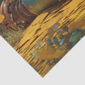 Decoupage Humanoid Robotic Steampunk Seidenpapier (Ausschnitt)