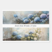 Decoupage Hydrangea Flowers Drawer Fronts 29x8  Geschenkpapier Set (Vorderseite 2)