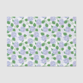 Decoupage Hydrangea Watercolor Blue Seidenpapier