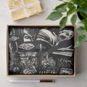 Decoupage Hypnotic Wonderland Rabbit Hole Fantasy Seidenpapier (Geschenk)