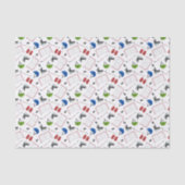 Decoupage Ice Hockey Geburtstagsparty Seidenpapier (Vorderseite)