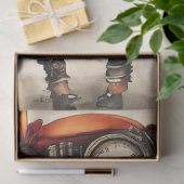 Decoupage Inspector Andrea Steampunk Style Seidenpapier (Geschenk)