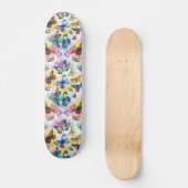 Decoupage Inspiriert Butterfly Collage Skateboard (Vorderseite)