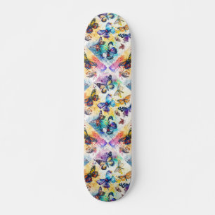 Decoupage Inspiriert Butterfly Collage Skateboard