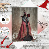 Decoupage Irish Winter Witch of Light  Seidenpapier