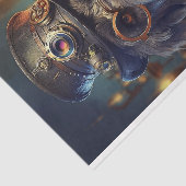 Decoupage Irish Wolfhound Steampunk Seidenpapier (Ausschnitt)