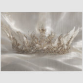 Decoupage Ivory Crown Wing Elements Filigree Seidenpapier (Vorderseite)